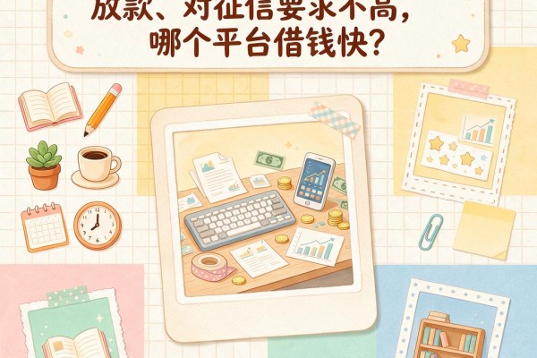 实测！这5个借款平台直接放款、对征信要求不高，哪个平台借钱快？