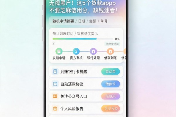 无视黑户！这5个贷款App不要芝麻信用分，缺钱速看