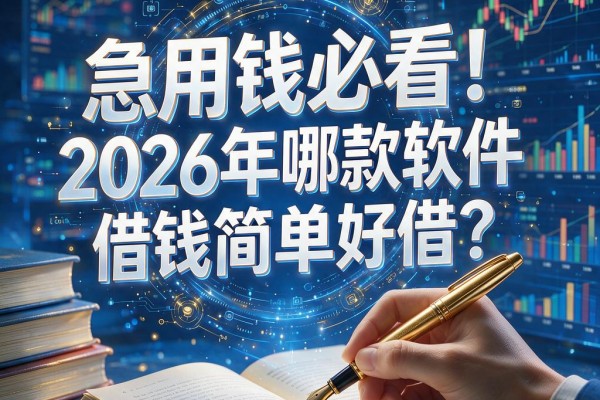 急用钱必看!2026年哪款软件借钱简单好借的?这五个借5000口碑实在易得