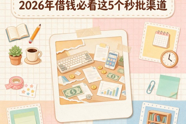 不查征信包下5000！2026年借钱必看这5个秒批渠道