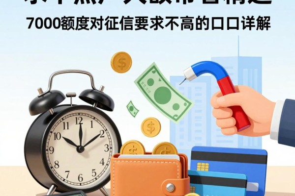 黑户必看！求个黑户大额带看精选这5个，7000额度对征信要求不高的口子详解