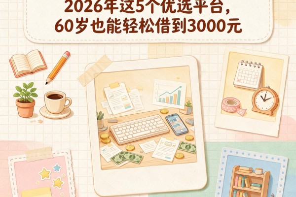 60岁还能下的网贷口子大盘点!2026年这5个优选平台,60岁也能轻松借到3000元