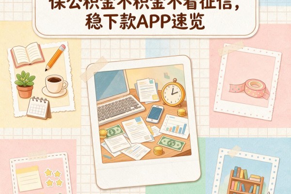 秒批！这5个借款只看社保公积金不看征信，稳下款APP速览