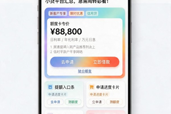 速览2026年！这5个不上征信的小贷平台汇总，急需周转必看