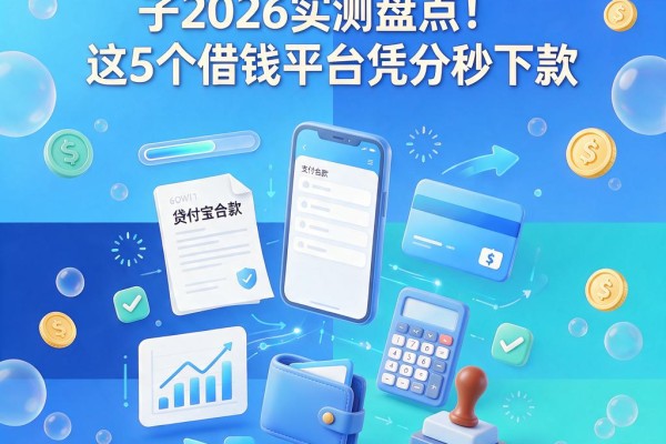 支付宝650分贷款口子2026实测盘点!这5个借钱平台凭分秒下款