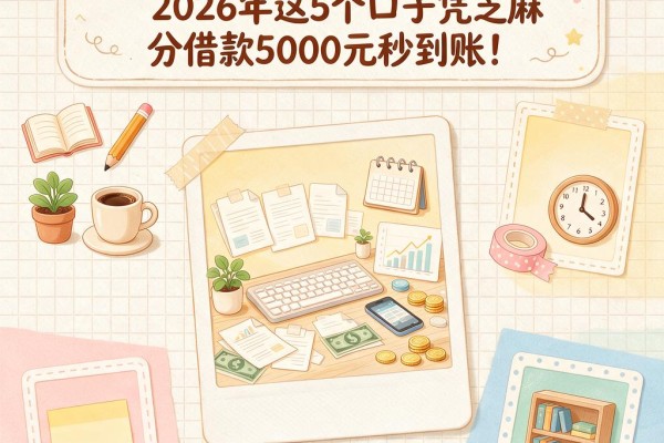 有芝麻信用的大额网贷有哪些?2026年这5个口子凭芝麻分借款5000元秒到账!