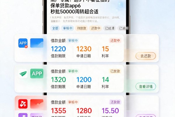 黑户专属!这5个不看征信的保单贷款app6,秒批50000周转超合适
