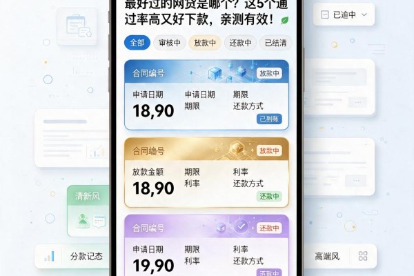 最好过的网贷是哪个？这5个通过率高又好下款，亲测有效！