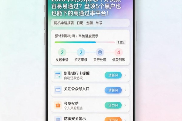 2026年网贷app哪个好贷款容易通过?盘点5个黑户也能下的高通过率平台!