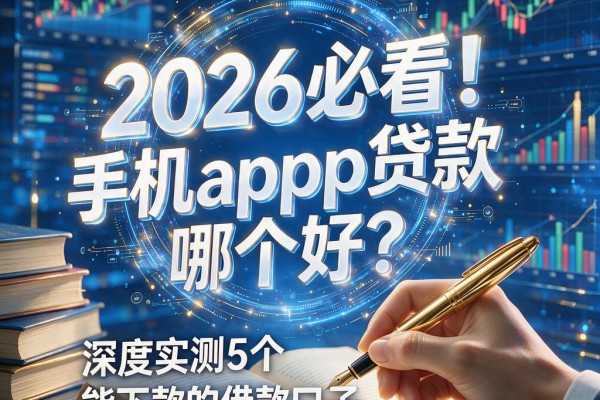 2026必看!手机app贷款哪个好?深度实测5个能下款的借款口子