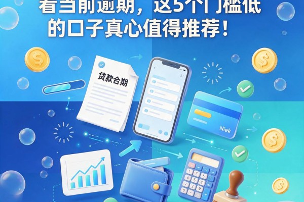 网上快速借钱5000不看当前逾期,这5个门槛低的口子真心值得推荐!