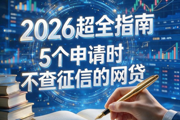 2026超全指南:5个申请时不查征信的网贷,类似众安贷的贷款软件推荐