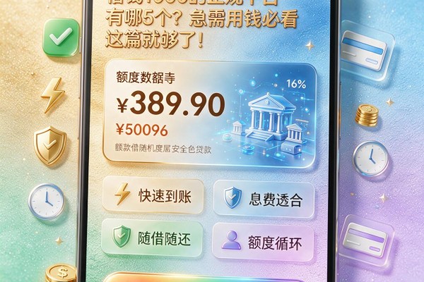 借钱1000的正规平台有哪5个?急需用钱必看这篇就够了!