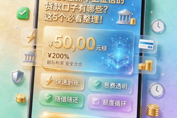 2026最新不上征信的贷款口子有哪些？这5个必看整理！