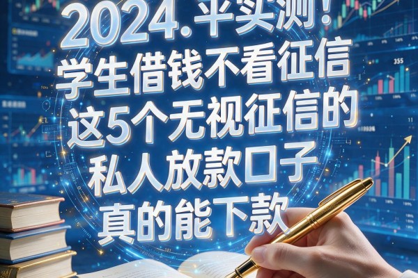 学生借钱不看征信的平台实测!这5个无视征信的私人放款口子真的能下款