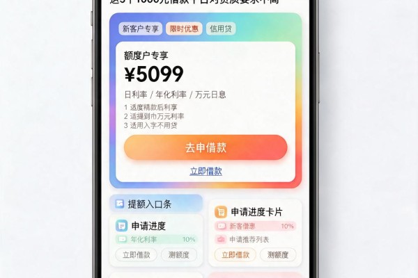2026年必看！哪里可以借钱分期的软件？这5个1000元借款平台对资质要求不高