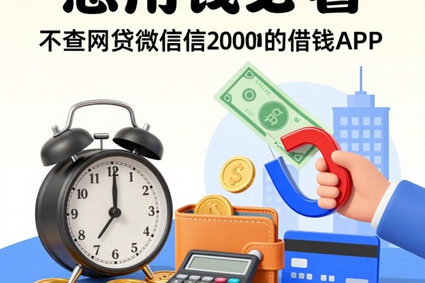 急用钱必看!5个无视大数据征信花、不查网贷直接微信放款2000的借钱App
