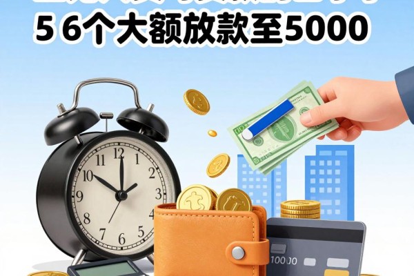 三无人员可贷款的口子来了！2026这5个大额放款快至5000