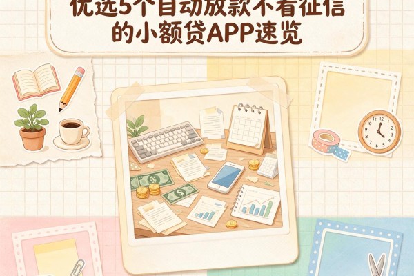 微信借钱300元马上到账！优选5个自动放款不看征信的小额贷APP速览