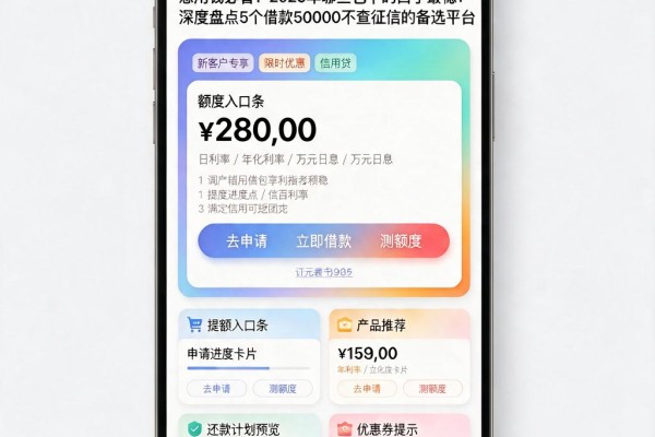 急用钱必看!2026年哪些包下的口子最稳?深度盘点5个借款50000不查征信的备选平台
