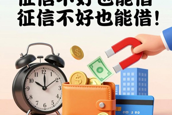 征信黑、征信烂、征信不好也能借！这5个不查征信不查大数据的口子，5000元秒下