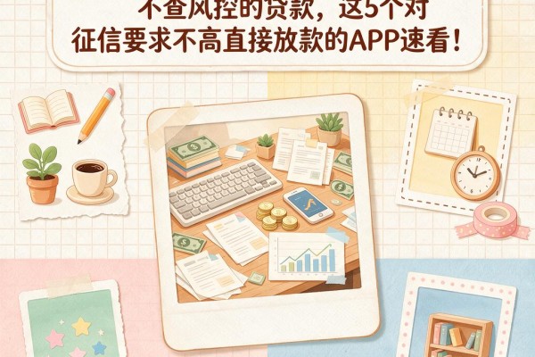 2026速贷意外收获！黑户最新不查风控的贷款，这5个对征信要求不高直接放款的APP速看