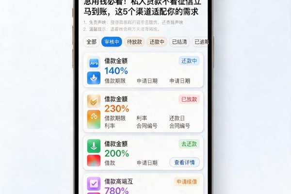 急用钱必看!私人贷款不看征信立马到账,这5个渠道适配你的需求