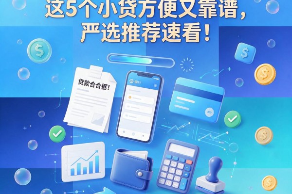 不看征信不查大数据!这5个小贷方便又靠谱,严选推荐速看