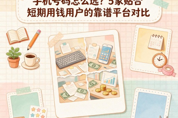 速览!2026黑户不需要实名的手机号码怎么选?5家贴合短期用钱用户的靠谱平台对比