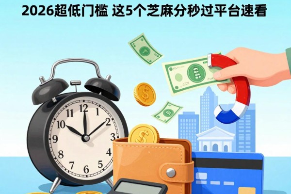 芝麻分高在哪借钱又快又好借？2026超低门槛，这5个芝麻分秒过平台速看！