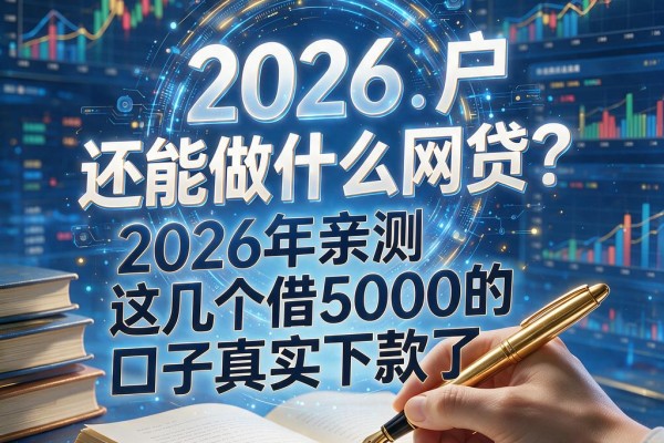 黑户了还能做什么网贷?2026年亲测这几个借5000的口子真实下款了
