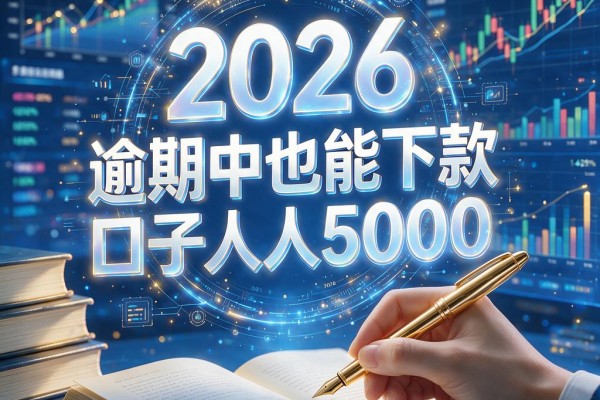 逾期中也能下款的口子人人5000,2026这5个借款2000门槛低不查征信