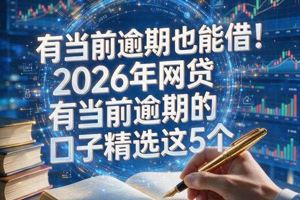 有当前逾期也能借！2026年网贷有当前逾期的口子精选这5个，5000元急速到账