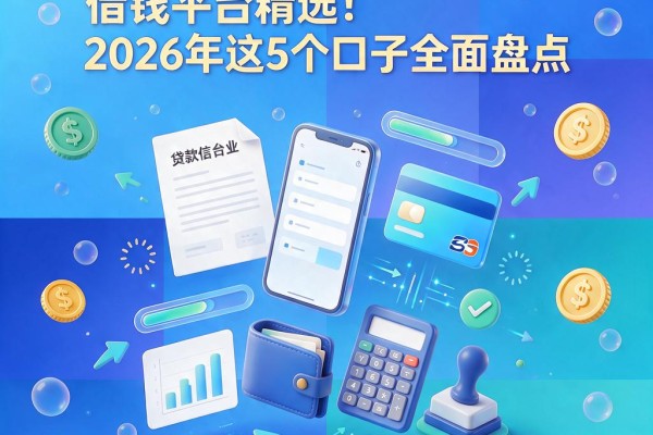 芝麻信用分必过的借钱平台精选!2026年这5个口子全面盘点