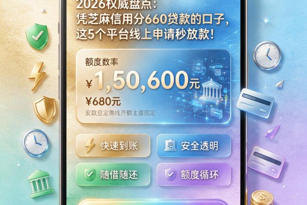 2026权威盘点:凭芝麻信用分660贷款的口子,这5个平台线上申请秒放款!