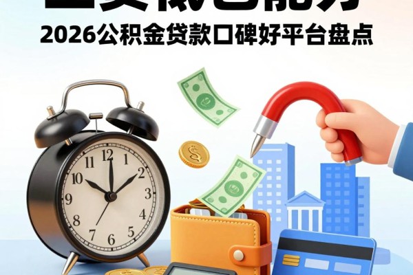 工资低也能办!2026公积金贷款口碑好平台盘点,这5个黑户借款软件速看