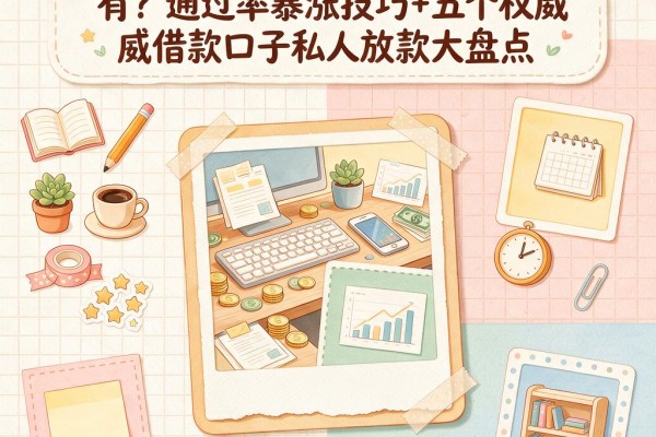 2026必看!个人消费贷款哪里有?通过率暴涨技巧+五个权威借款口子私人放款大盘点