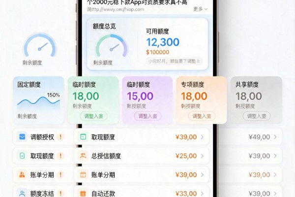 2026必看！哪里小额贷款比较容易申请？这5个2000元稳下款App对资质要求真不高