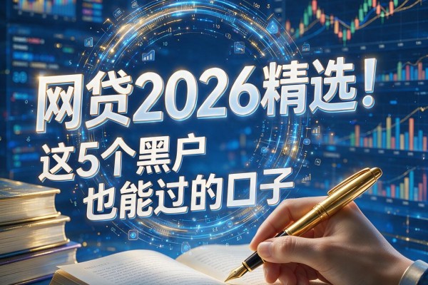 无视黑白户下款的网贷2026精选！这5个黑户也能过的口子，通过率高、选择更灵活！