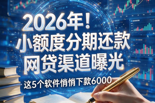 黑户专属!2026年小额度分期还款网贷渠道曝光,这5个软件悄悄下款6000