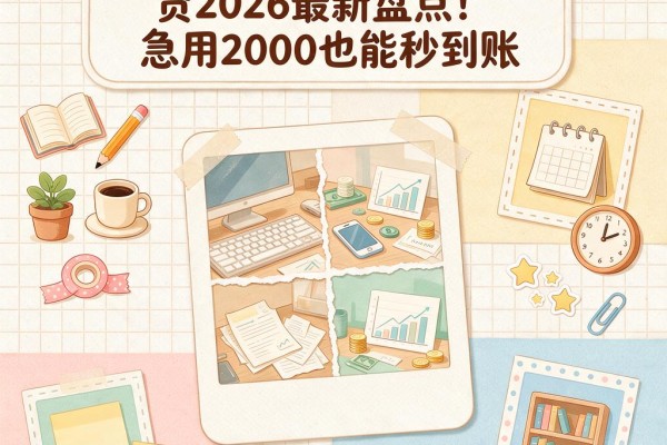 5000以内秒下款的网贷2026最新盘点!急用2000也能秒到账