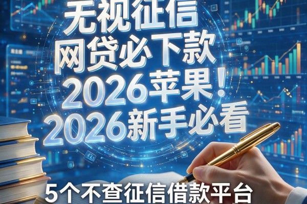 无视征信的网贷必下款2026苹果！2026新手必看，5个不查征信借款平台50000元秒到账