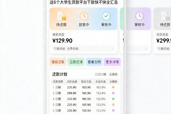 3月知情人透底!怎么贷款时间长一点?这5个大学生贷款平台下款快不快全汇总