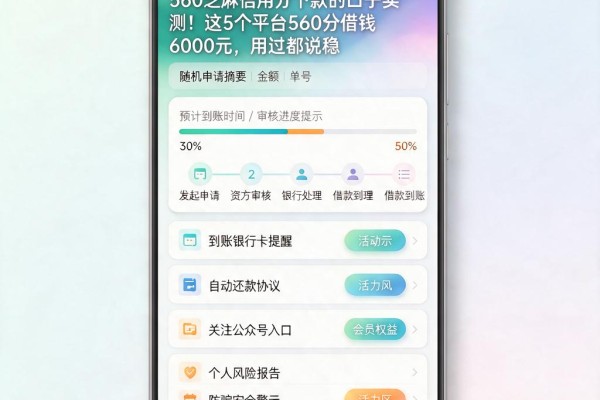 560芝麻信用分下款的口子实测!这5个平台560分借钱6000元,用过都说稳