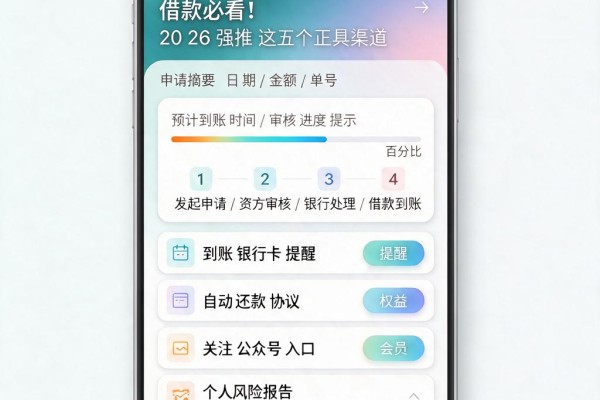 黑户没工作凭身份证借款必看！2026强推这五个正规渠道