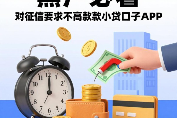 黑户必看！这5个对征信要求不高的借款30000小贷口子APP，七天到账超合适