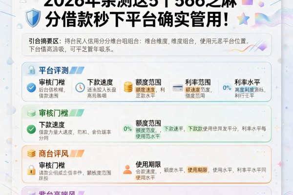 566芝麻信用分能贷款吗?2026年亲测这5个566芝麻分借款秒下平台确实管用