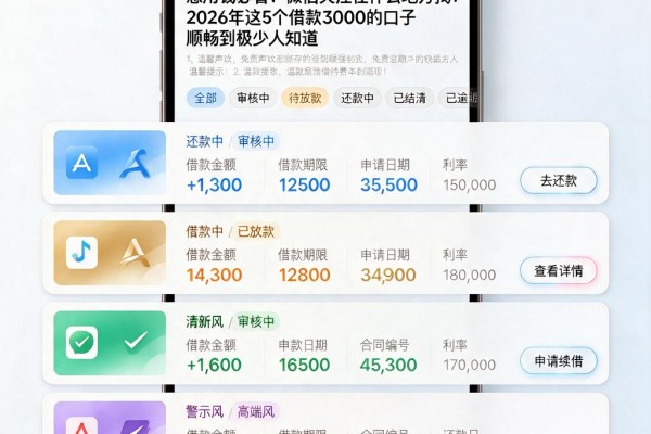 急用钱必看!微信关注在什么地方找?2026年这5个借款3000的口子顺畅到极少人知道