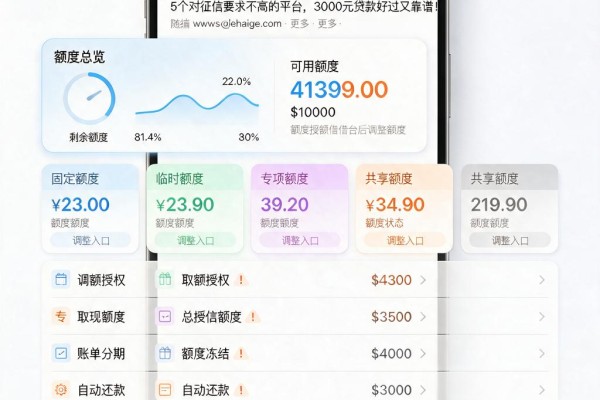 征信黑了、花了、烂了也能借？2026应急必看！这5个对征信要求不高的平台，3000元贷款好过又靠谱