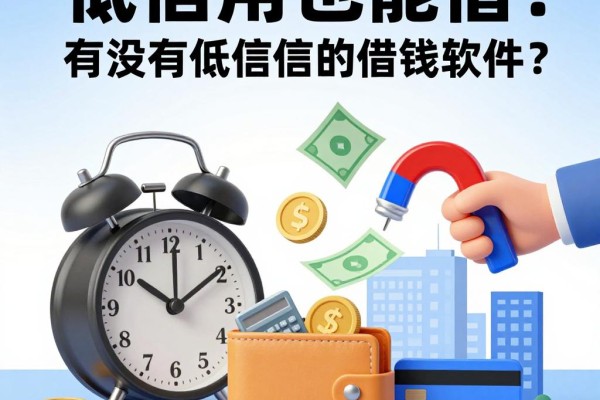 低信用也能借!有没有低信用的借钱软件?这5个18岁靠谱借款平台应急速贷必看